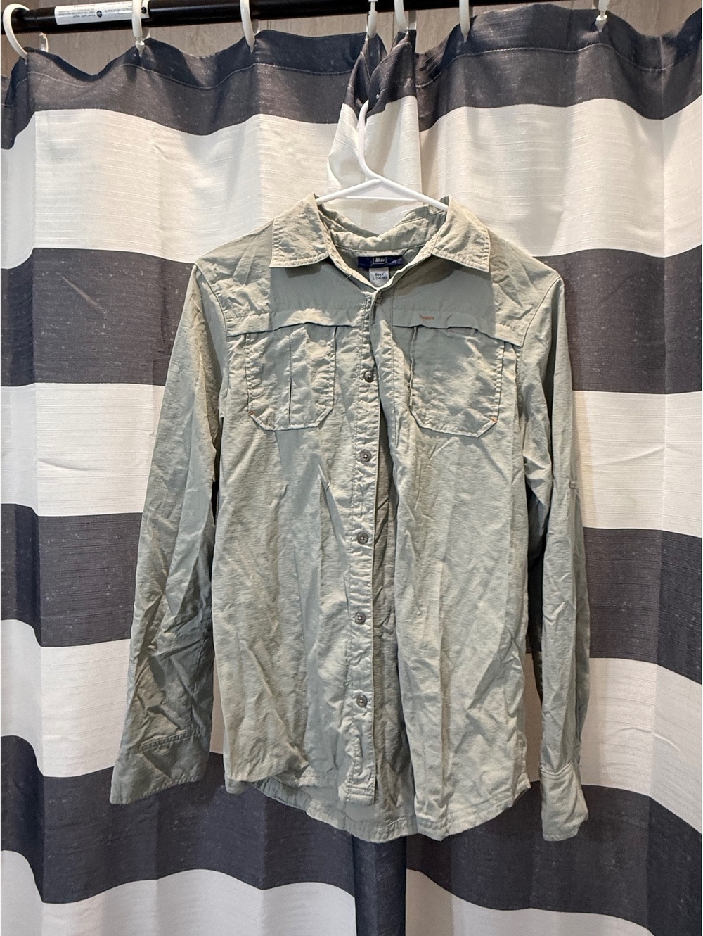 REI boys spf hiking climbing hunting outdoors shirt 14-16